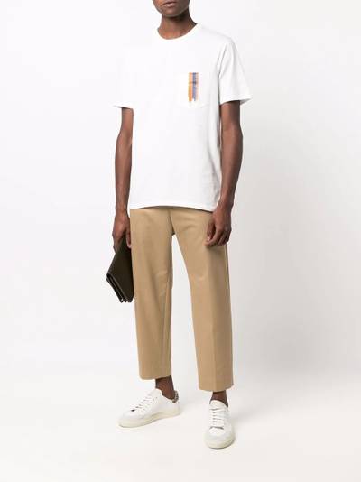 Paul Smith striped-pocket organic cotton T-shirt outlook