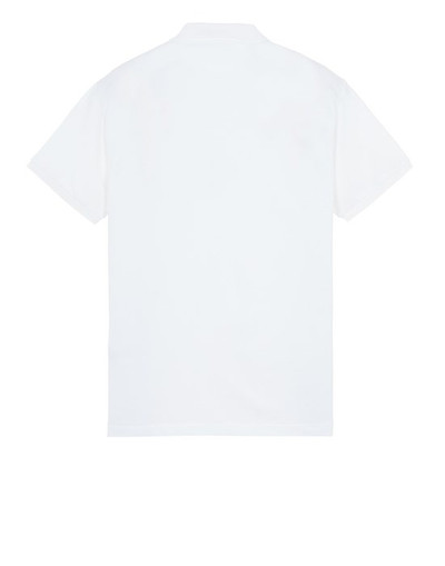 Stone Island 22R39 COTTON PIQUÉ WHITE outlook