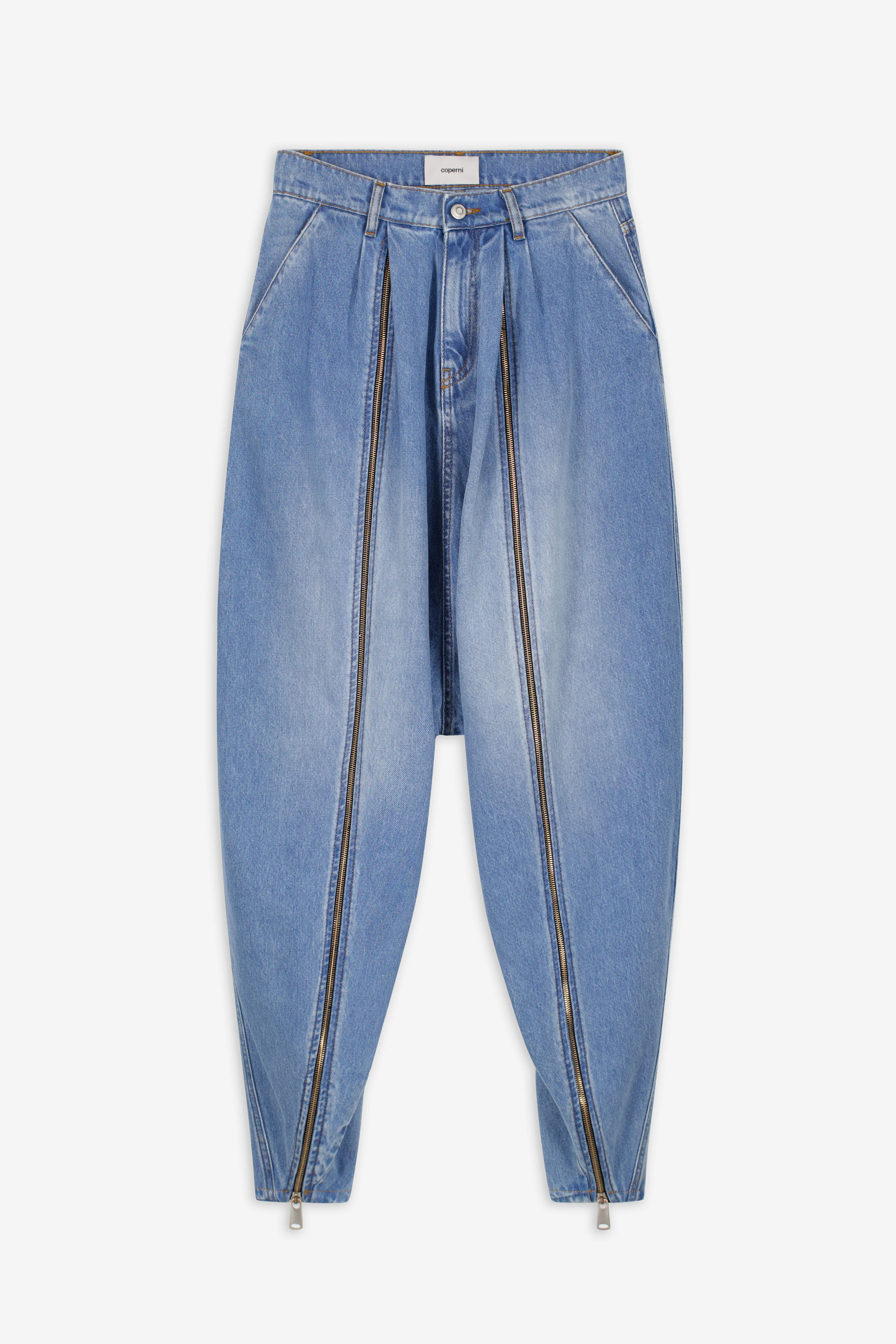 Denim Sarouel Pants - 1