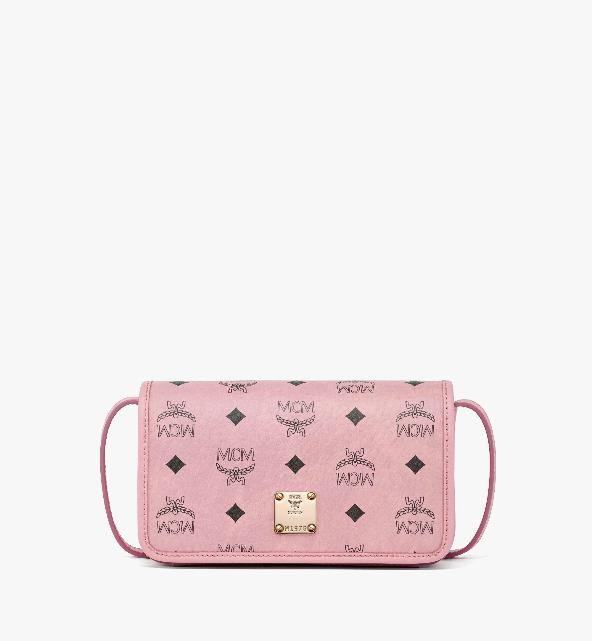 Aren Crossbody Wallet in Visetos - 1
