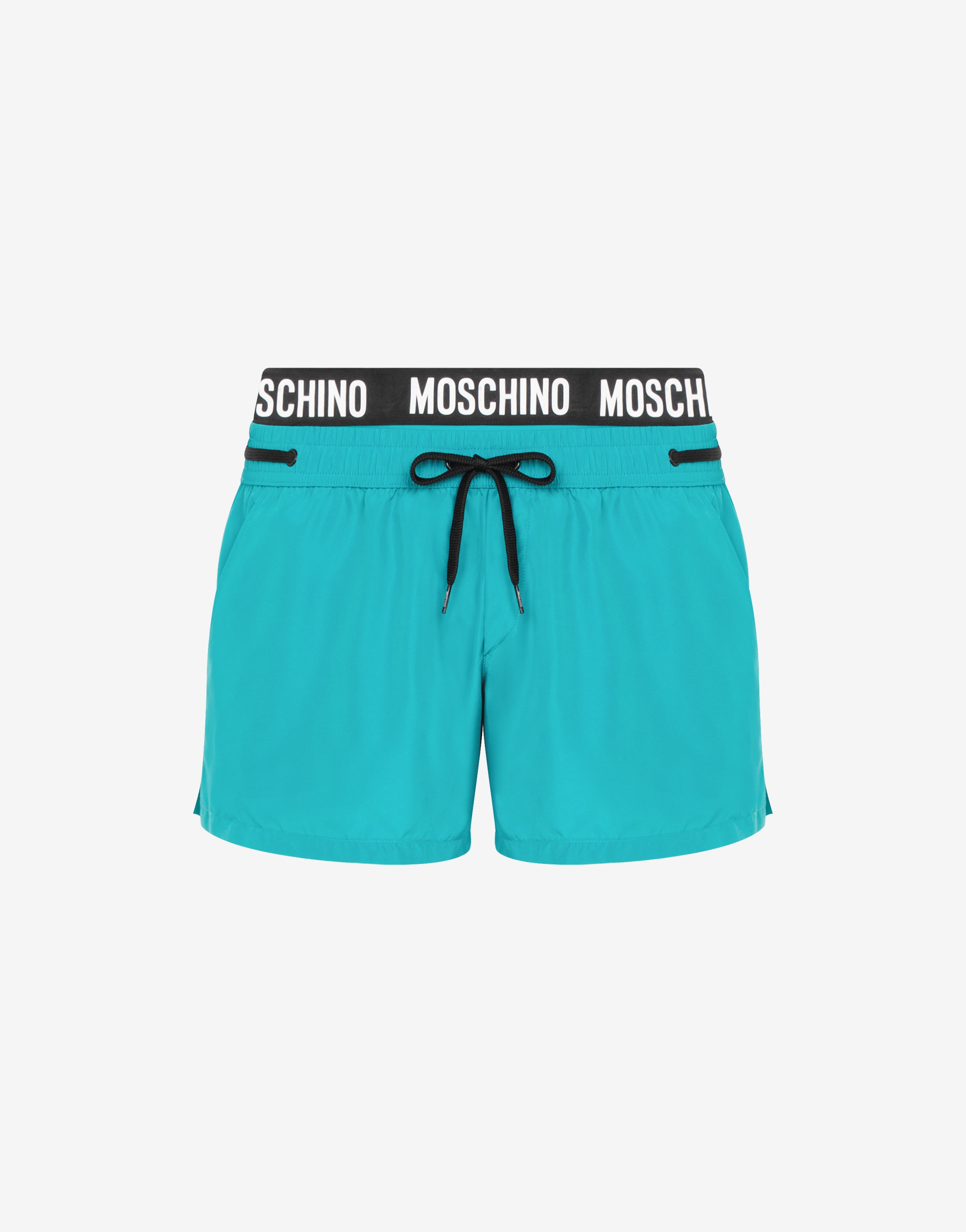 RUBBER LOGO SWIM TRUNKS - 7