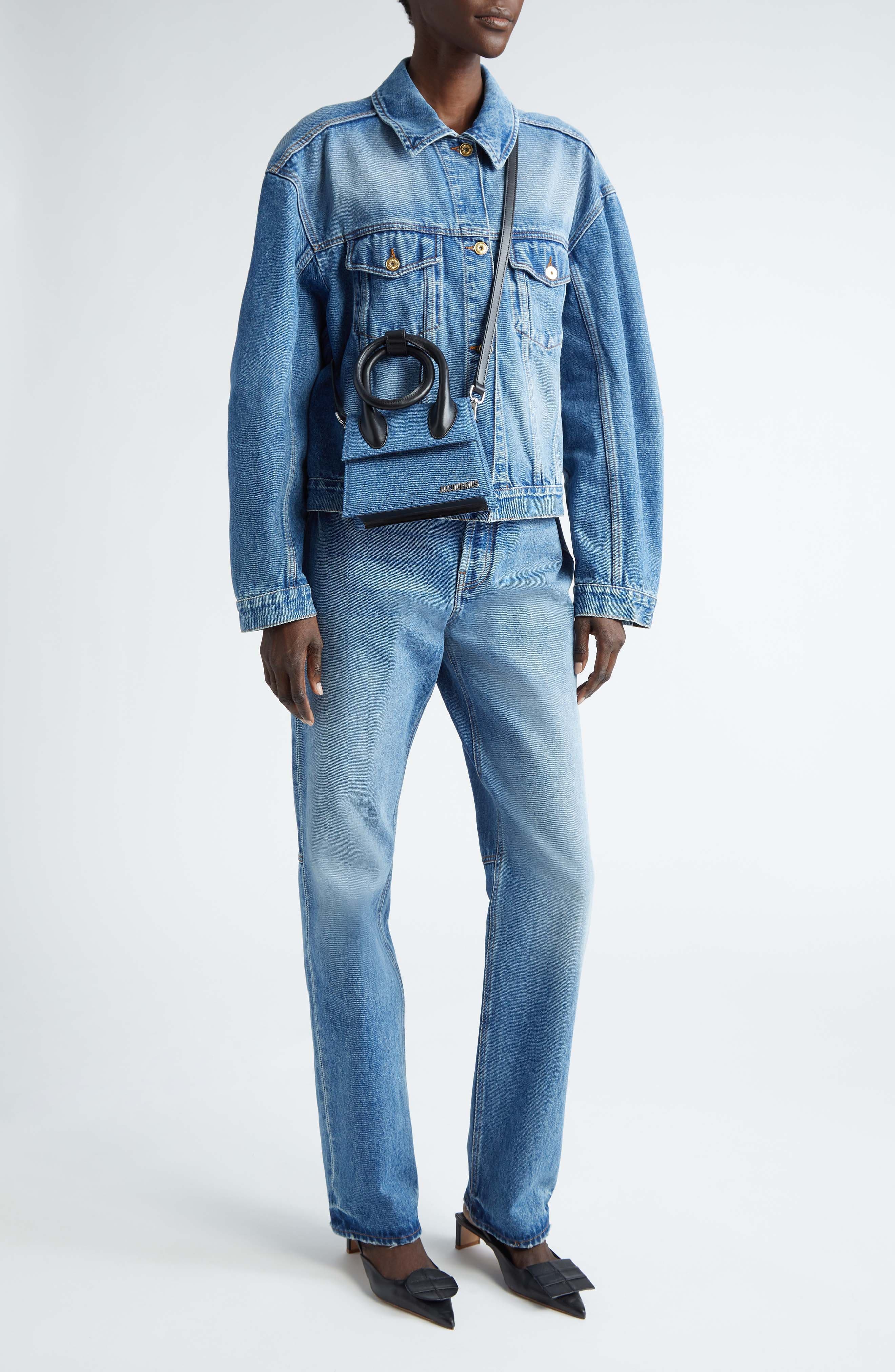 Le De-Nimes Droit Straight Leg Jeans - 2