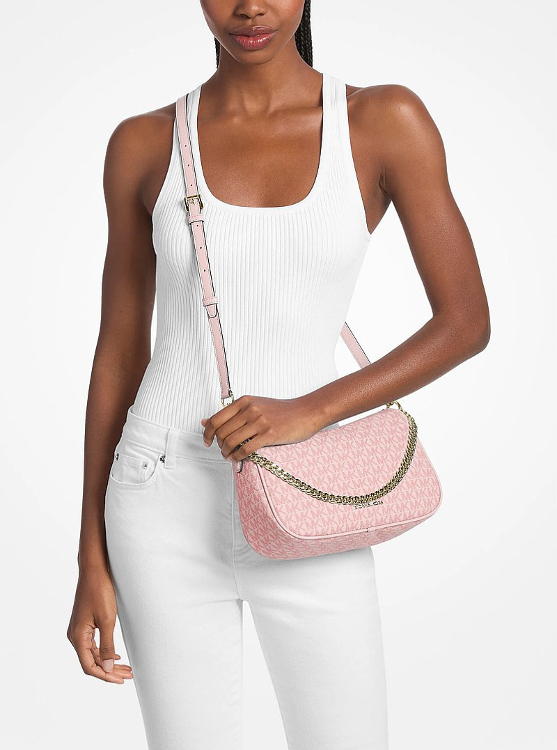 Carmela Medium Signature Logo Convertible Crossbody Bag 3