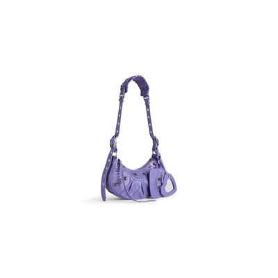 BALENCIAGA Women's Le Cagole Xs Shoulder Bag in Purple outlook