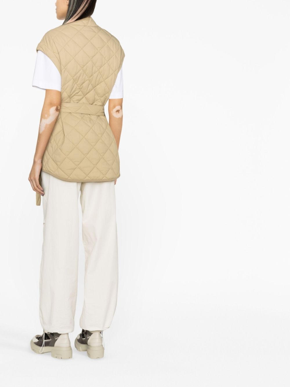 St Clair belted quilted gilet - 3
