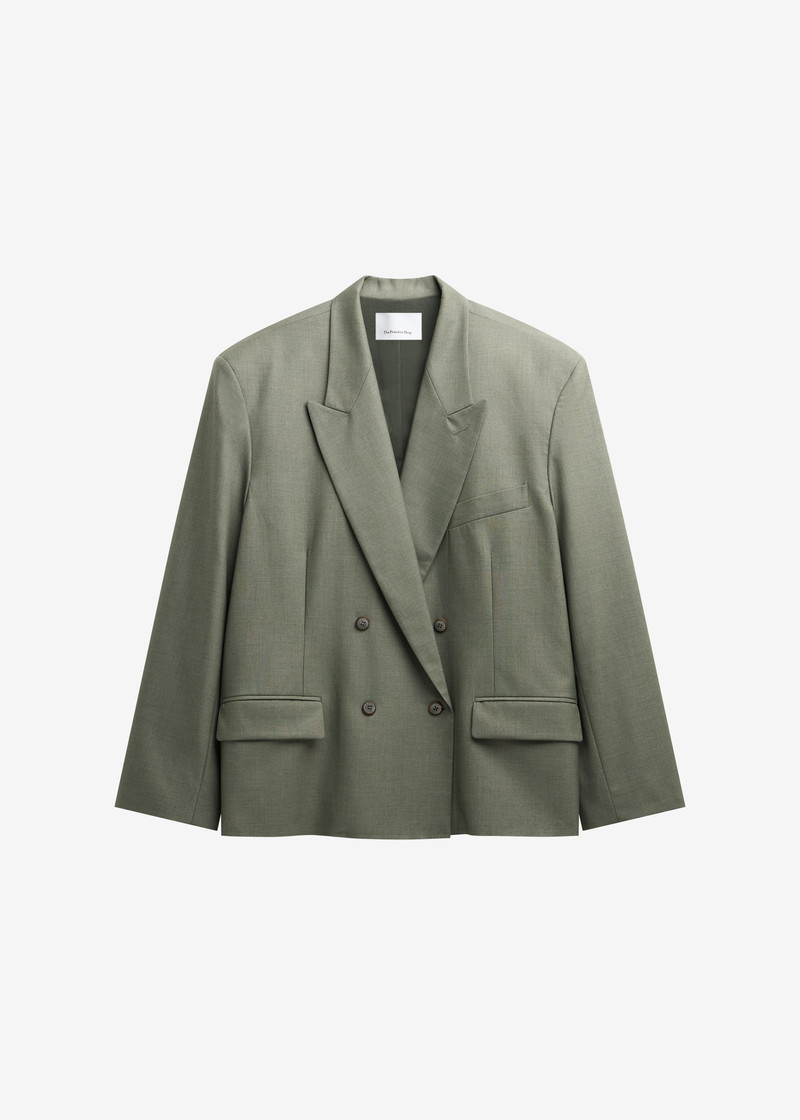Valter Oversized Blazer - Pale Olive 1