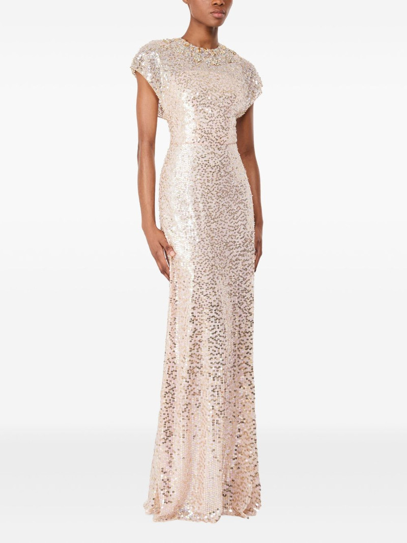 JENNY PACKHAM Odisha sequinned gown outlook