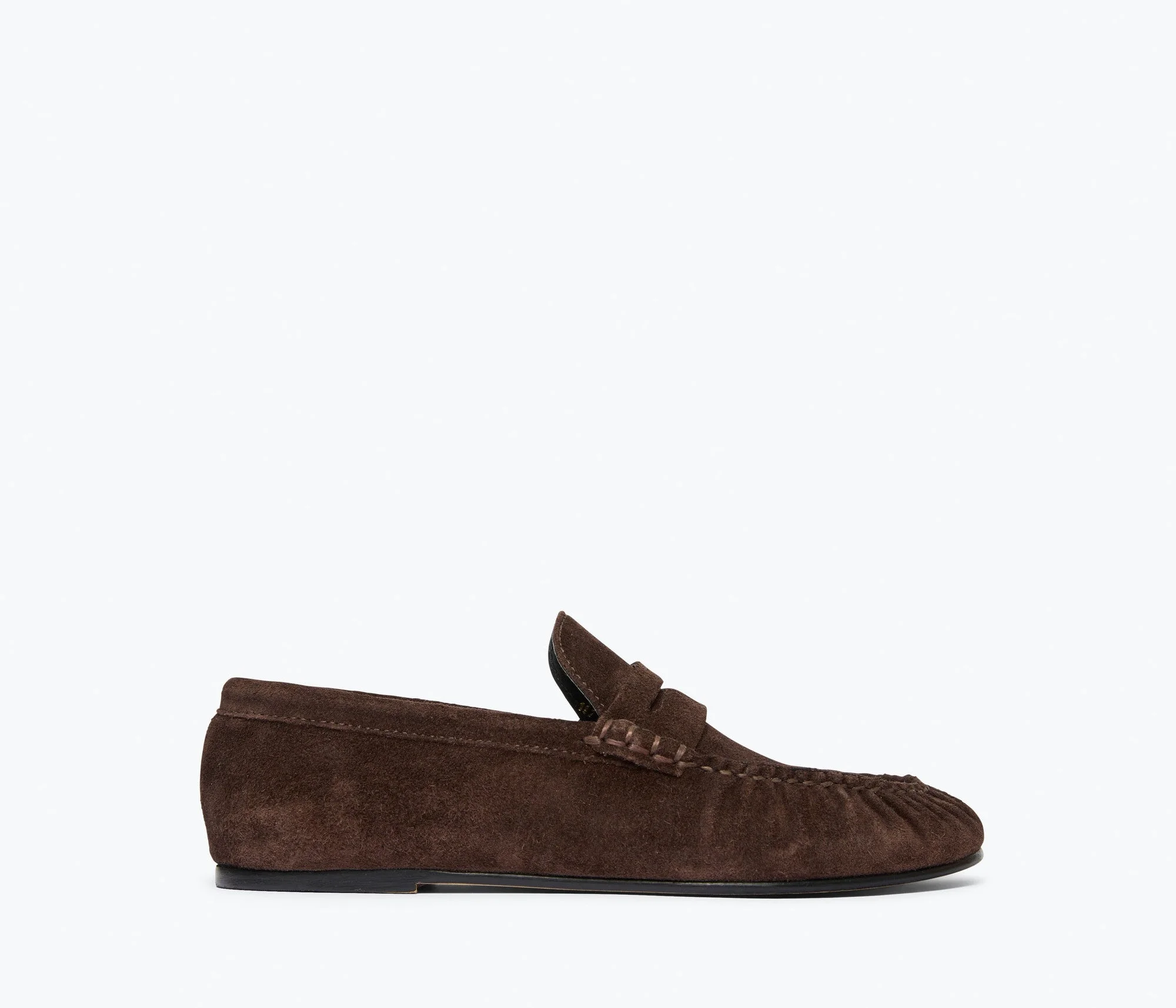 SYDNEY RUCHED PENNY LOAFER - 1