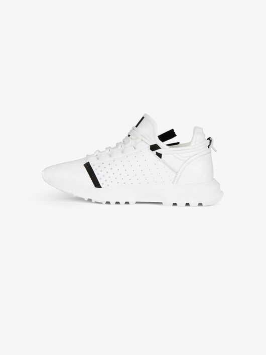 SPECTRE LOW RUNNERS SNEAKERS IN PERFORATED LEATHER WITH ZIP - 5