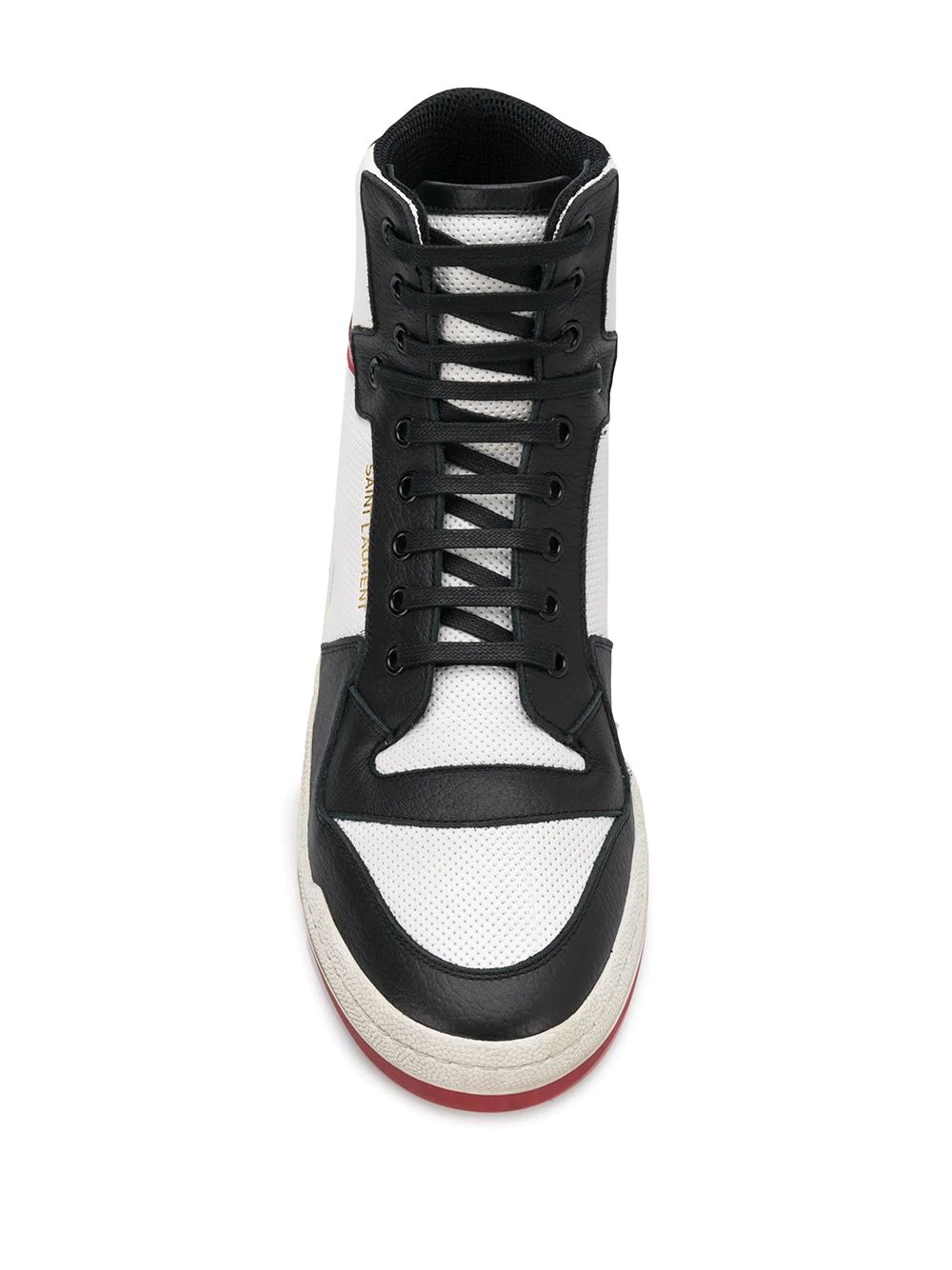 SL24 panelled high-top sneakers - 4