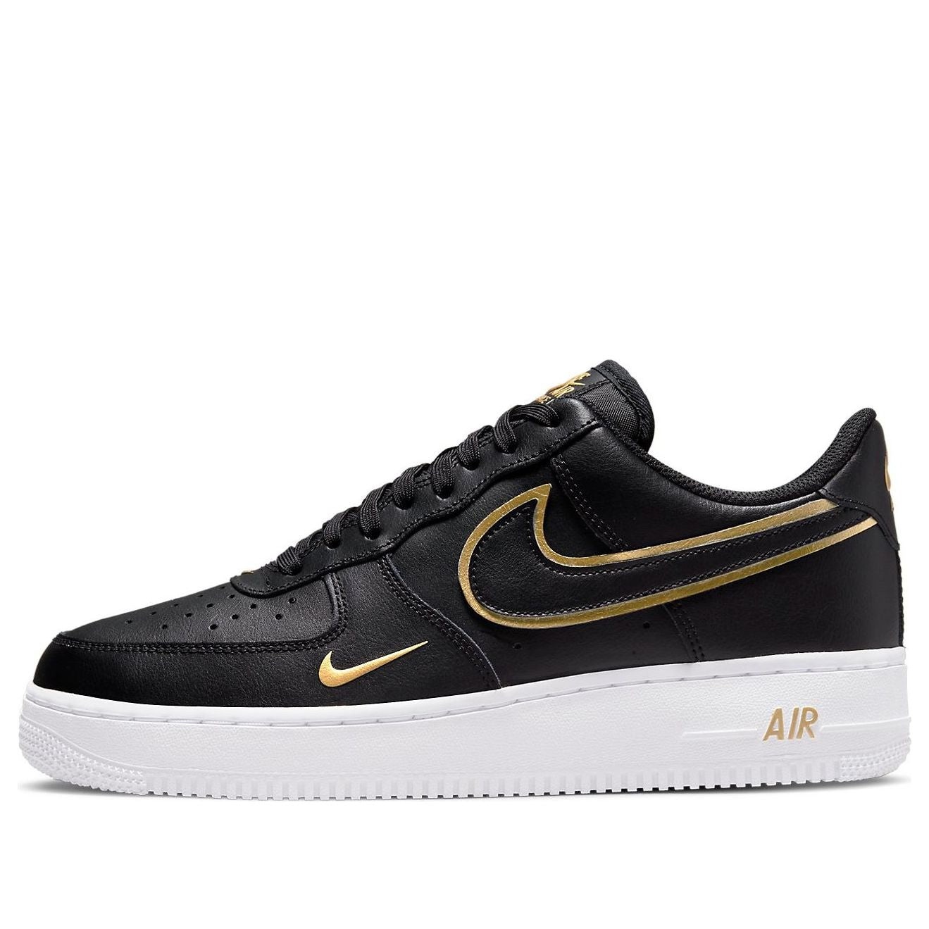 Nike Air Force 1 '07 LV8 'Metallic Swoosh Pack - Black' DA8481-001 - 1