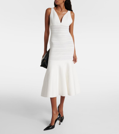 Victoria Beckham Jersey midi dress outlook