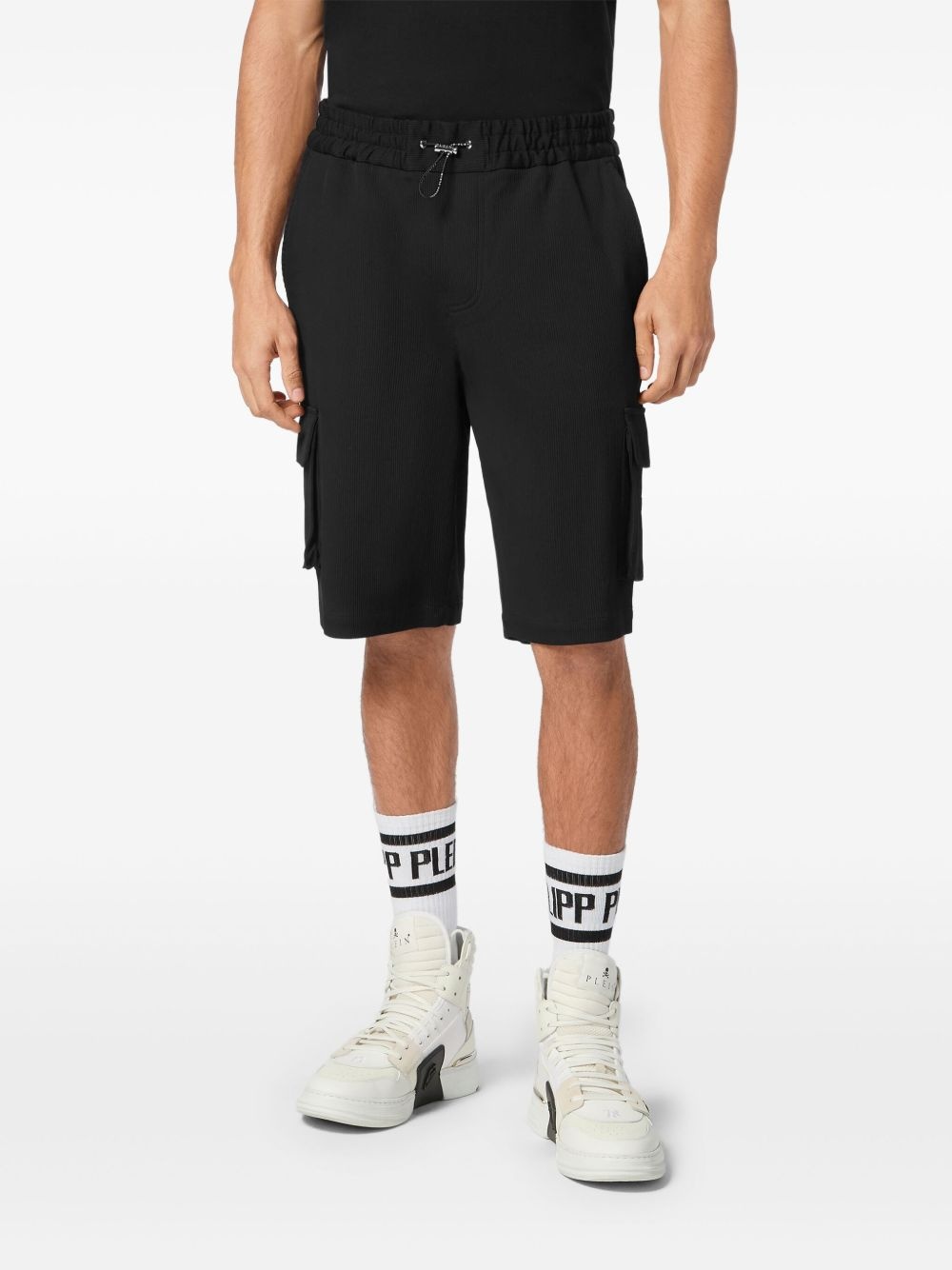 cotton cargo shorts - 3