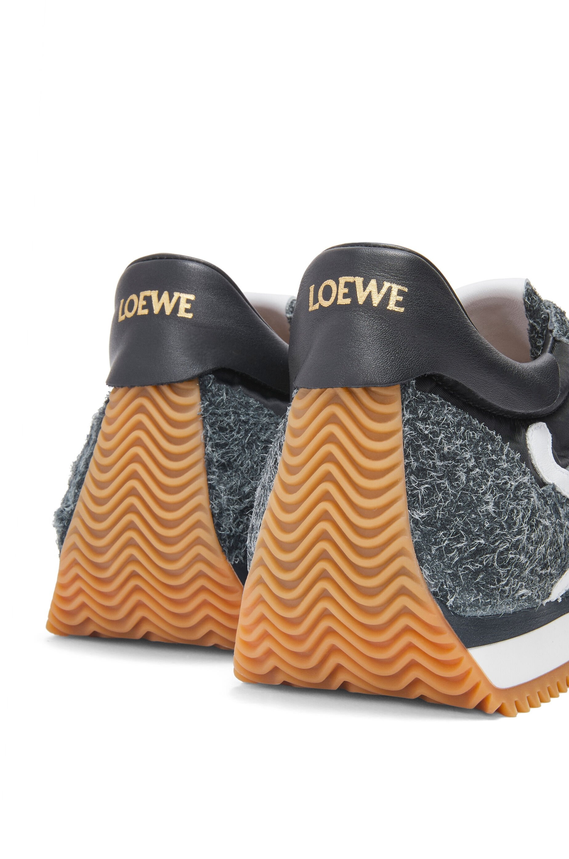 Flow Runner in nylon and brushed suede - 4