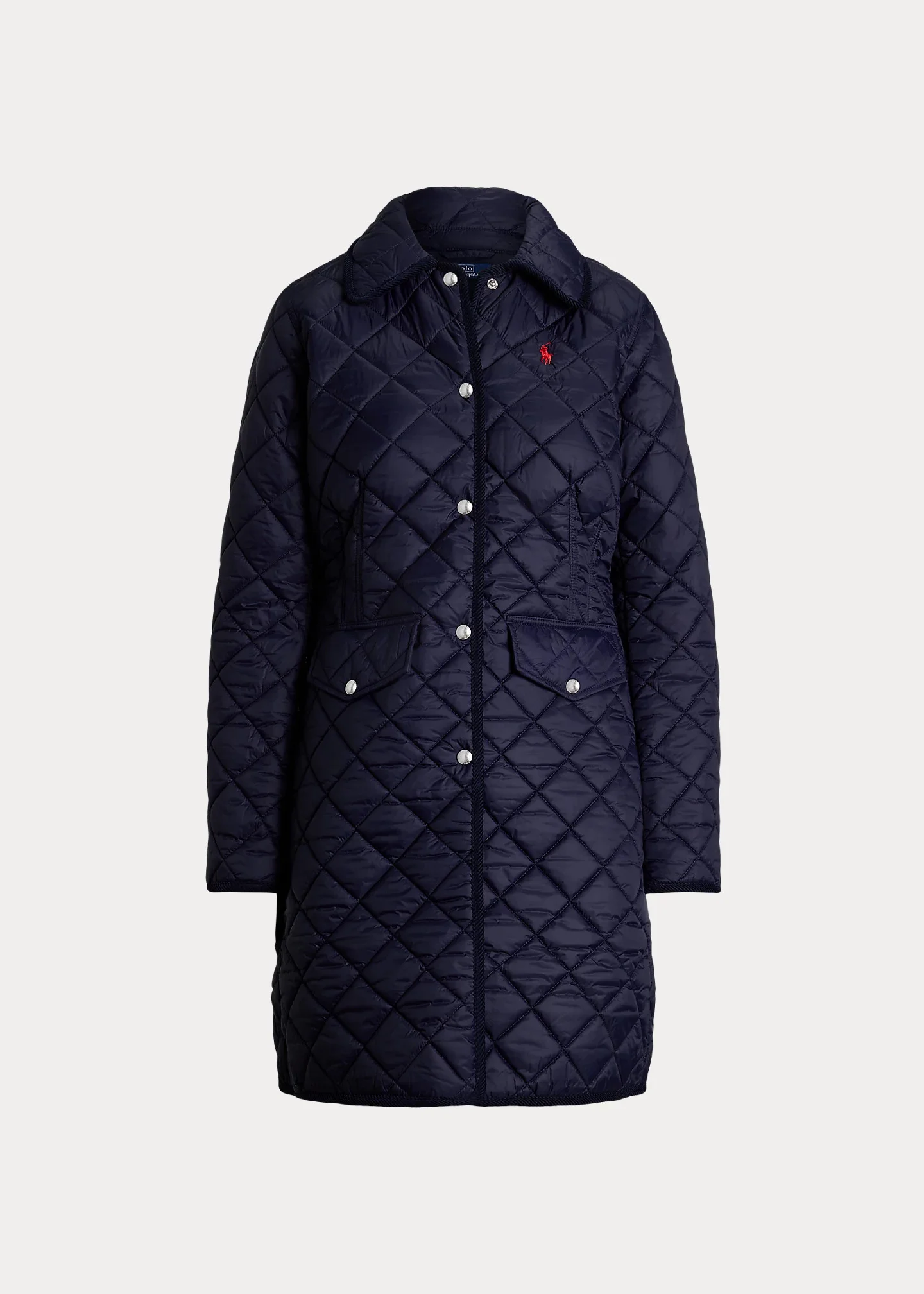 Water-Repellent Quilted Coat - 1