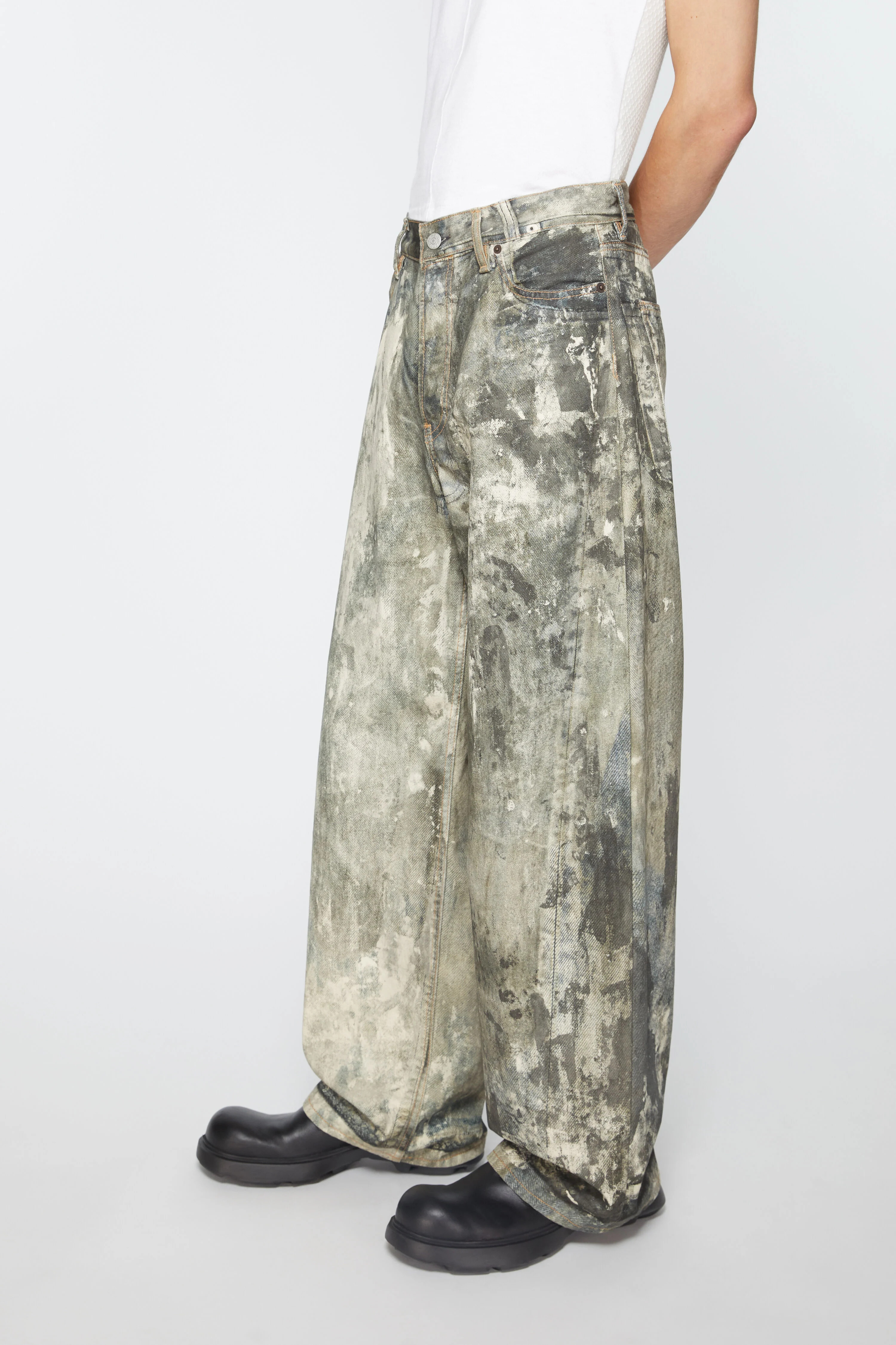 Loose fit trousers- 1981M - Cold grey - 4
