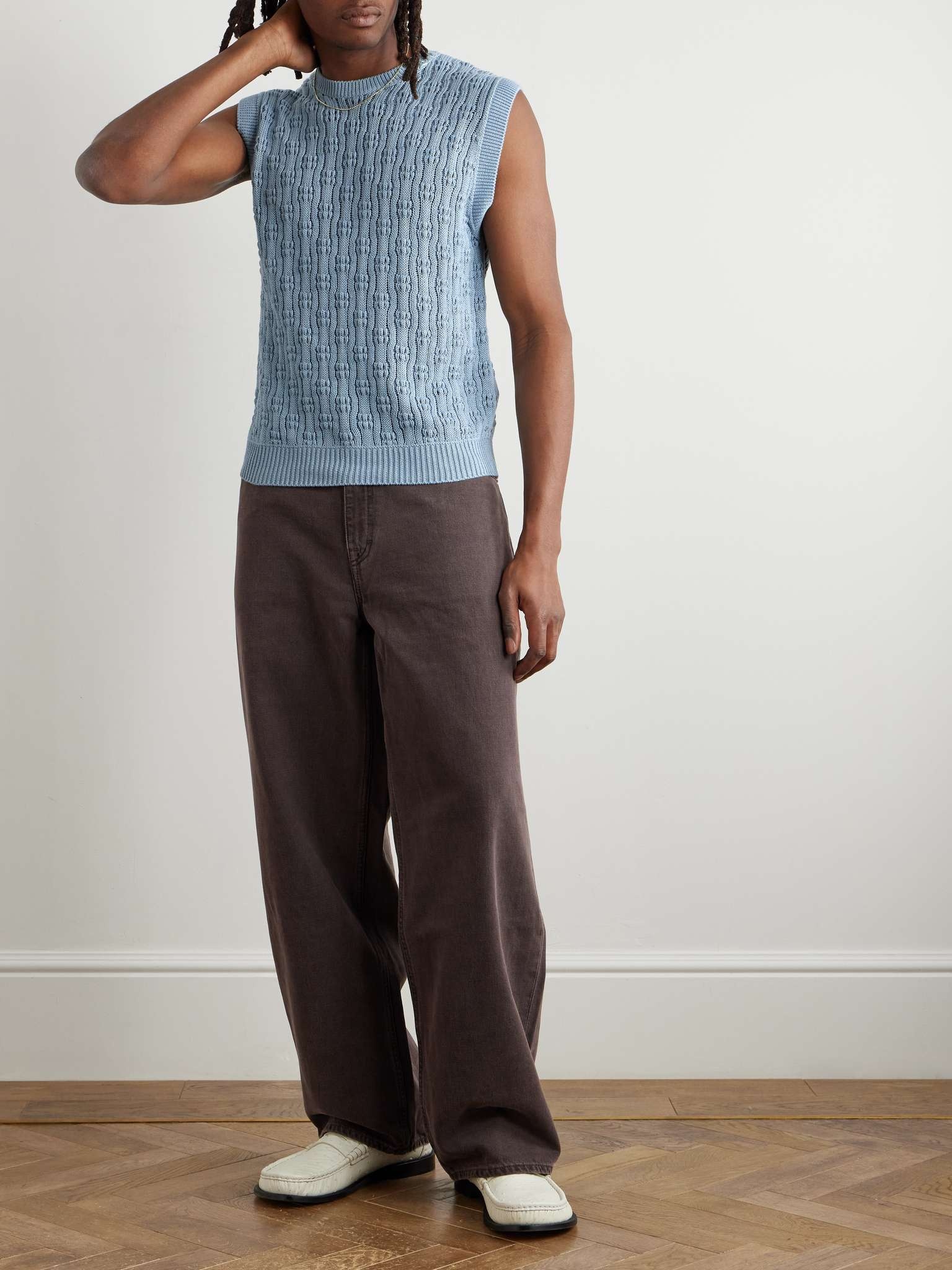 Crocheted Cotton Vest - 2