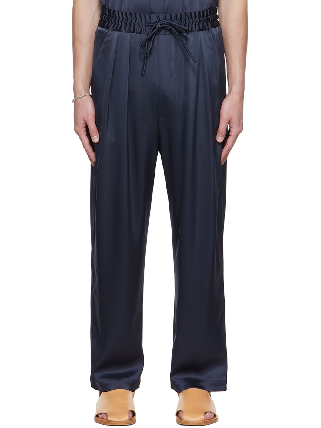 Navy Jiro Trousers - 1
