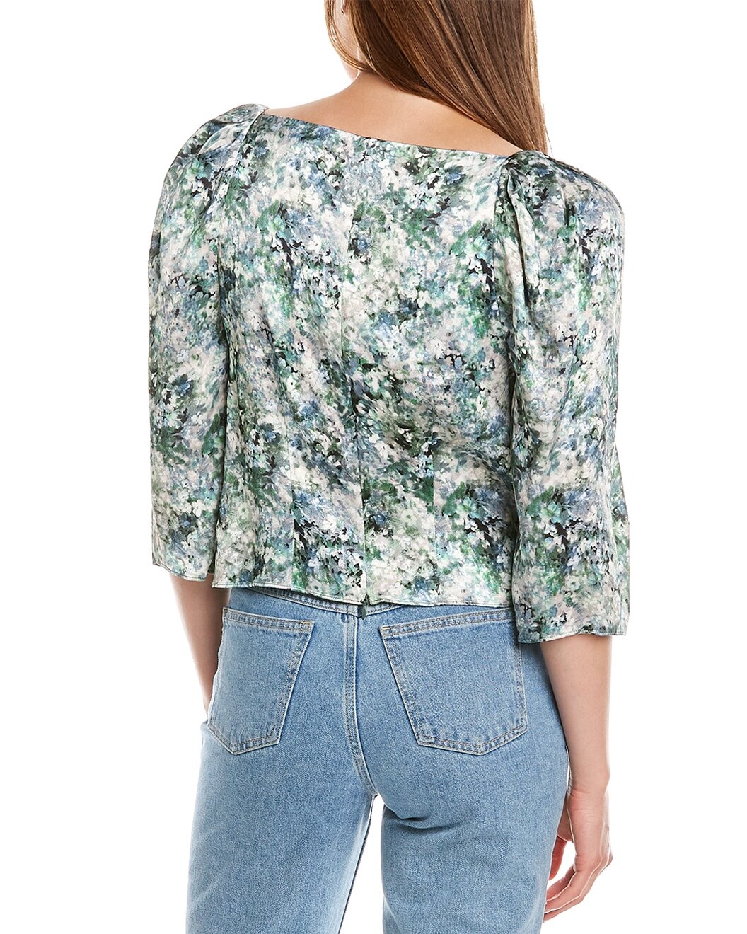 Vince Painted Floral Top - 2