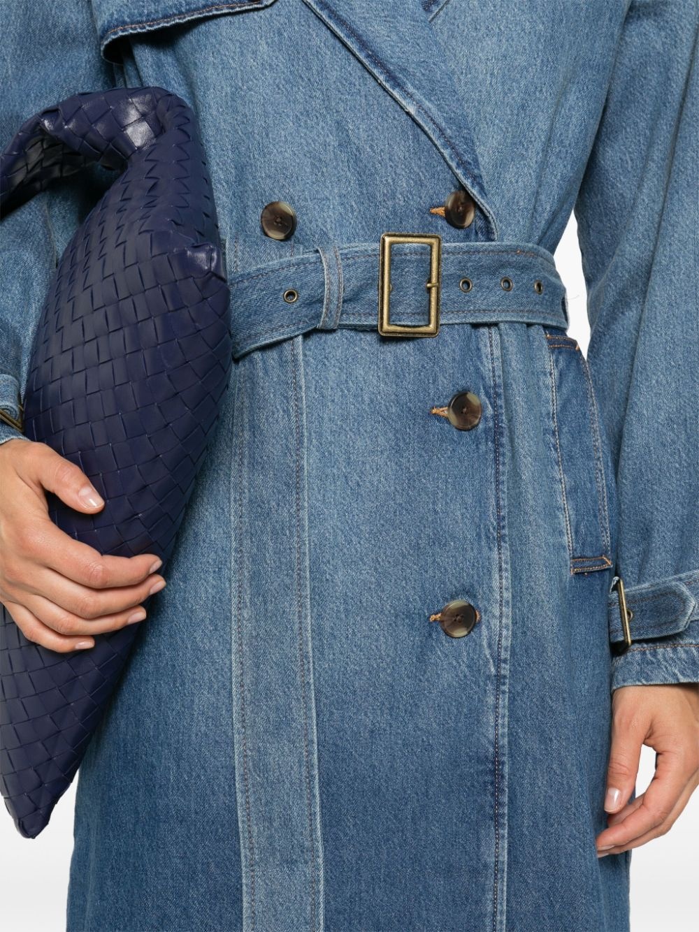 cotton trench coat - 5