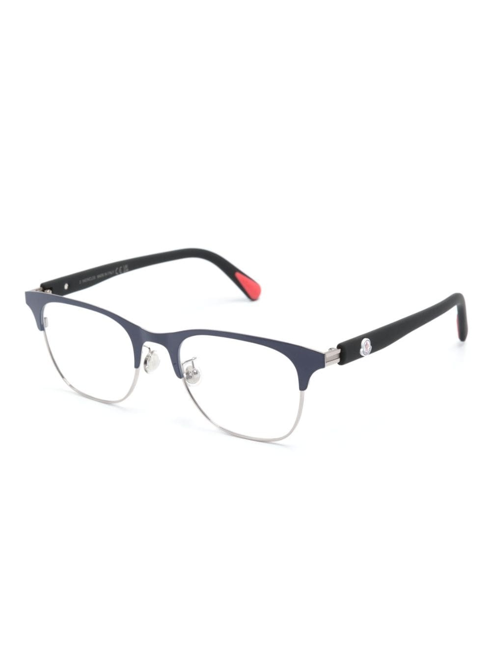 logo-plaque square-frame glasses - 2