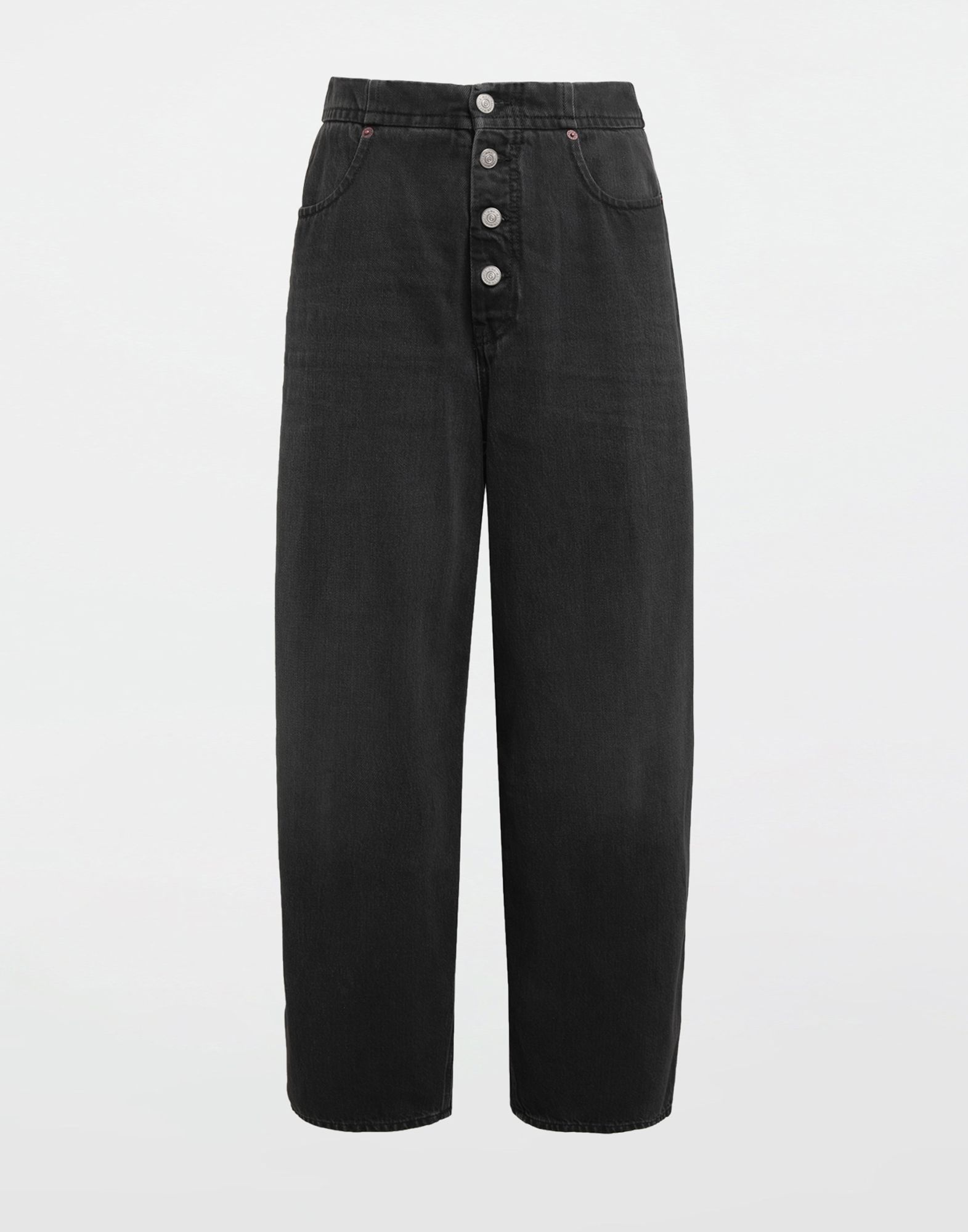 High-rise denim pants - 1