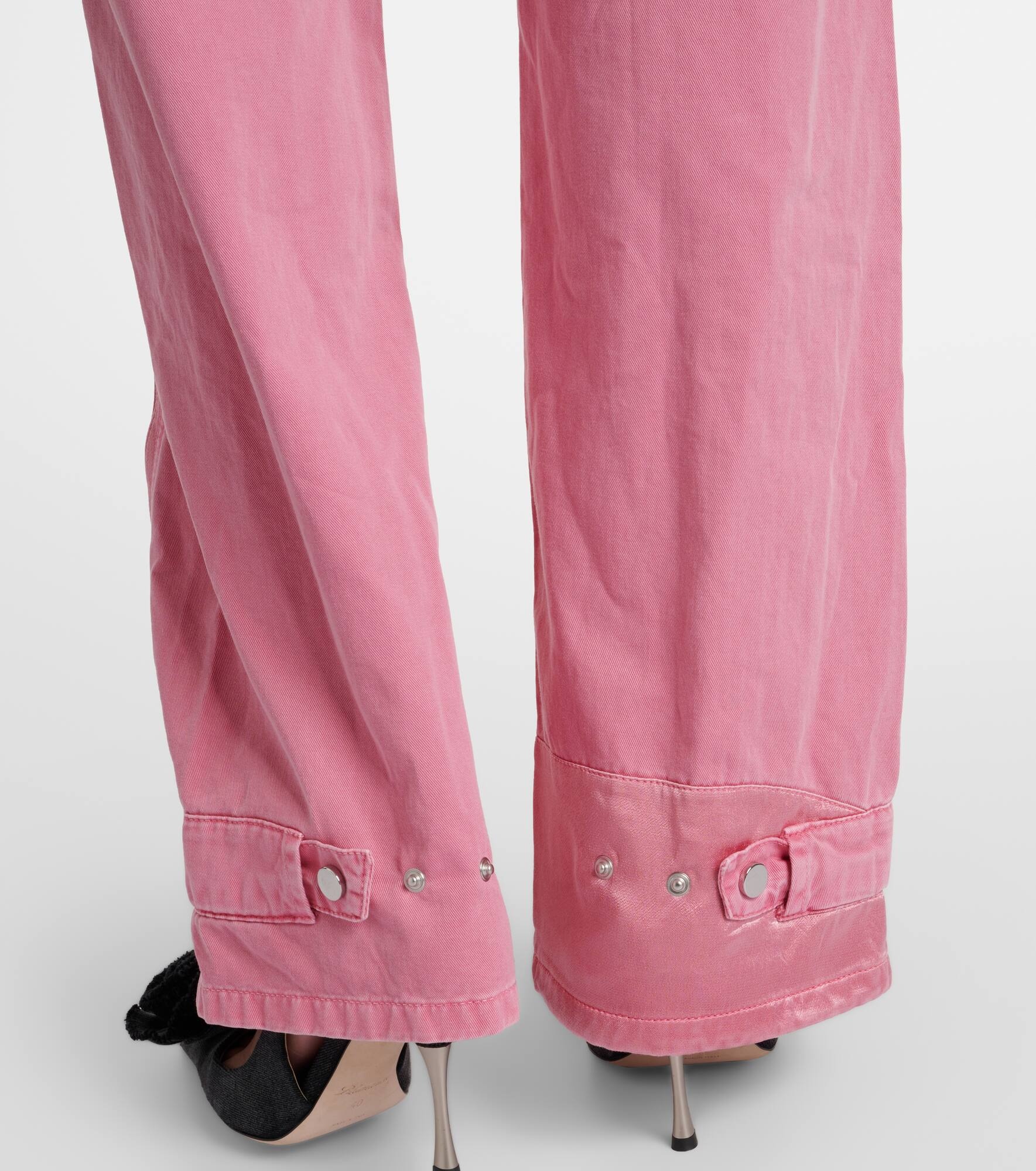 Low-rise straight cargo jeans - 6