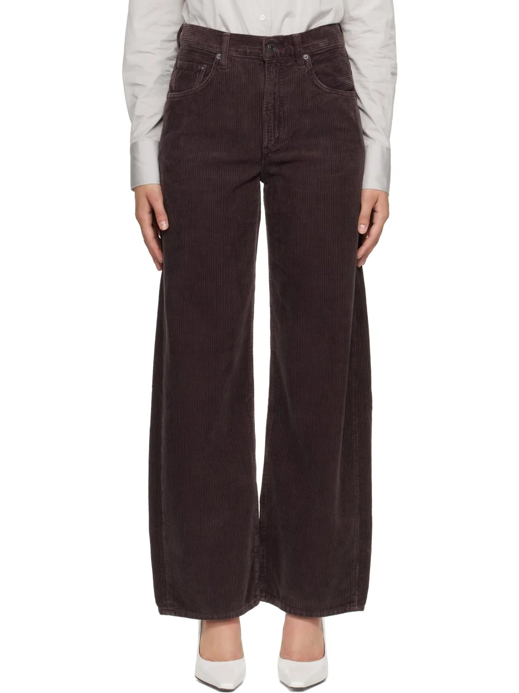 Brown Low Curve Jeans - 1