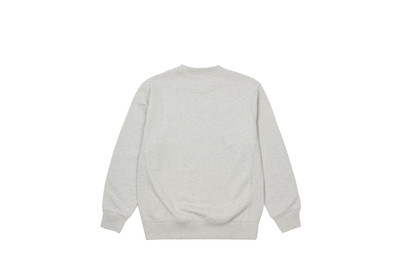 PALACE SQUARE PATCH CREW GREY MARL outlook