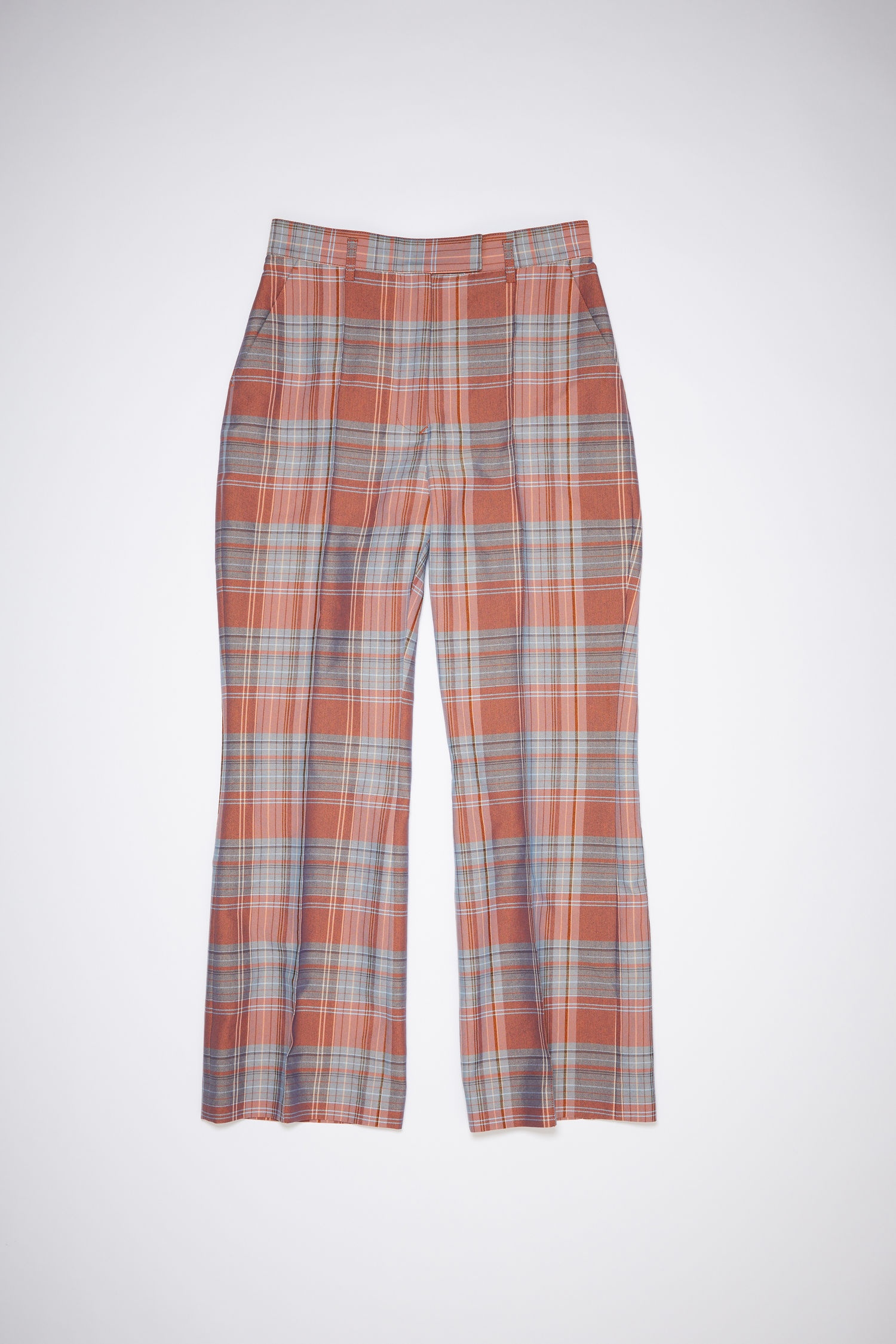 Tailored trousers - Burgundy/aqua - 1