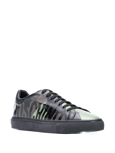 Moschino camouflage-print sneakers outlook