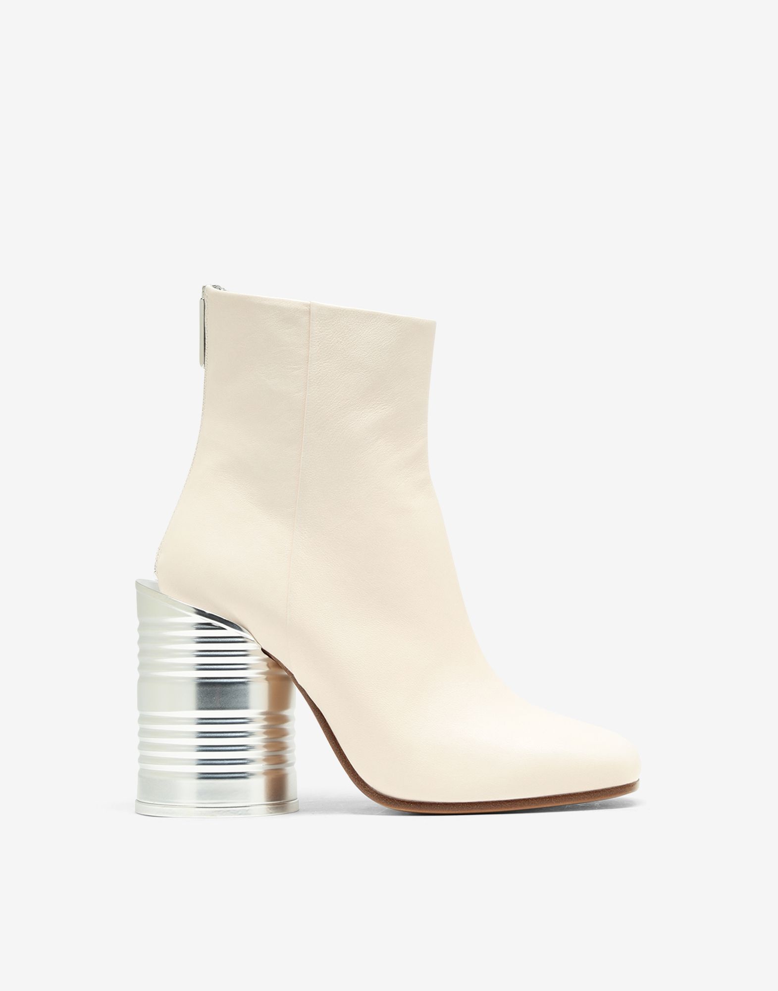 Tin can heel ankle boots - 1