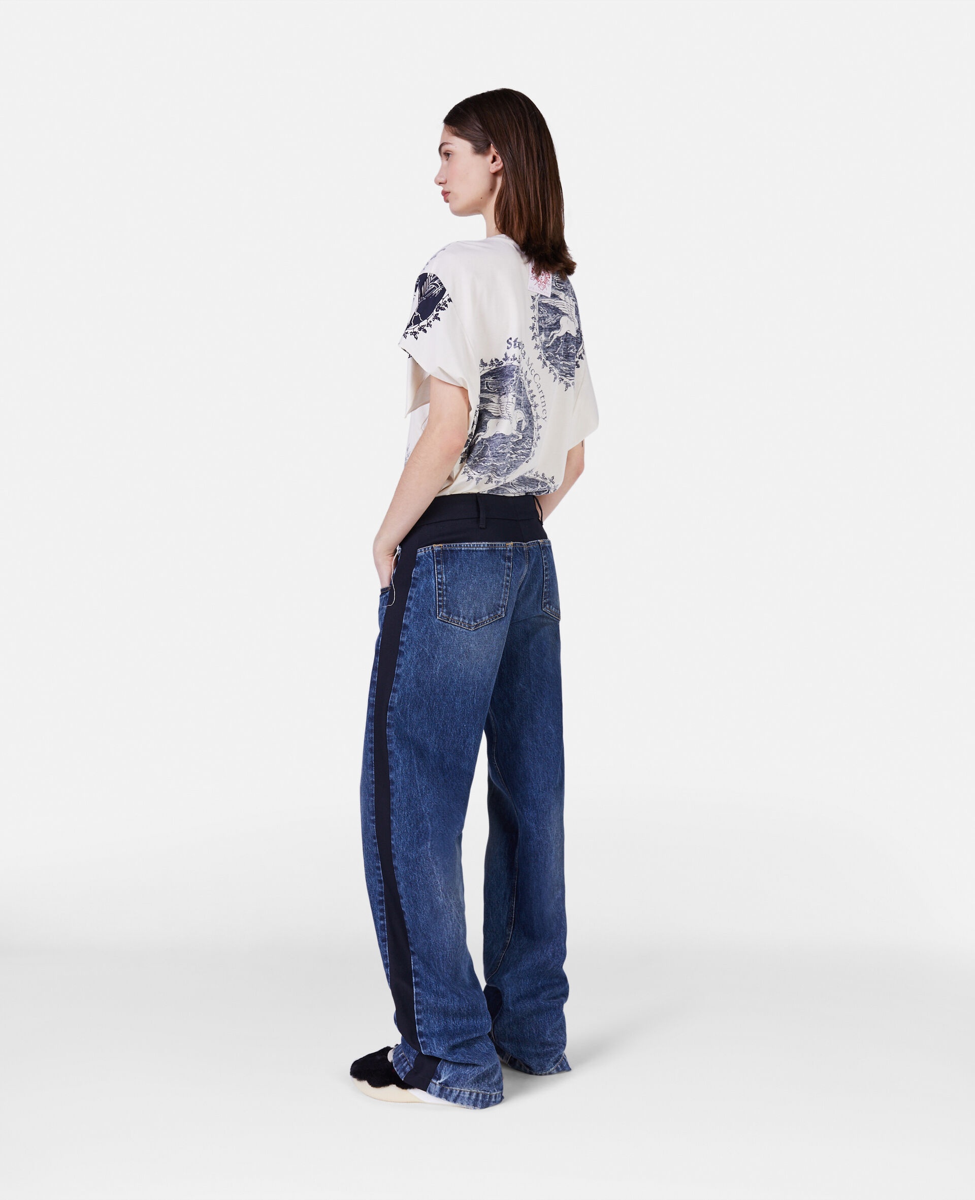 Eco Warrior Stamp Print Regenerative Cotton T-Shirt - 3