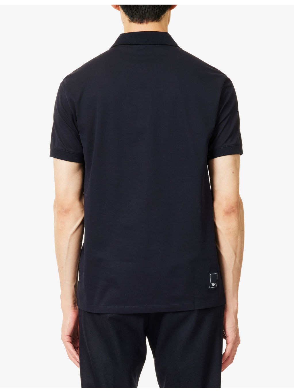Eagle-Logo Regular-Fit Cotton Polo Shirt - 4