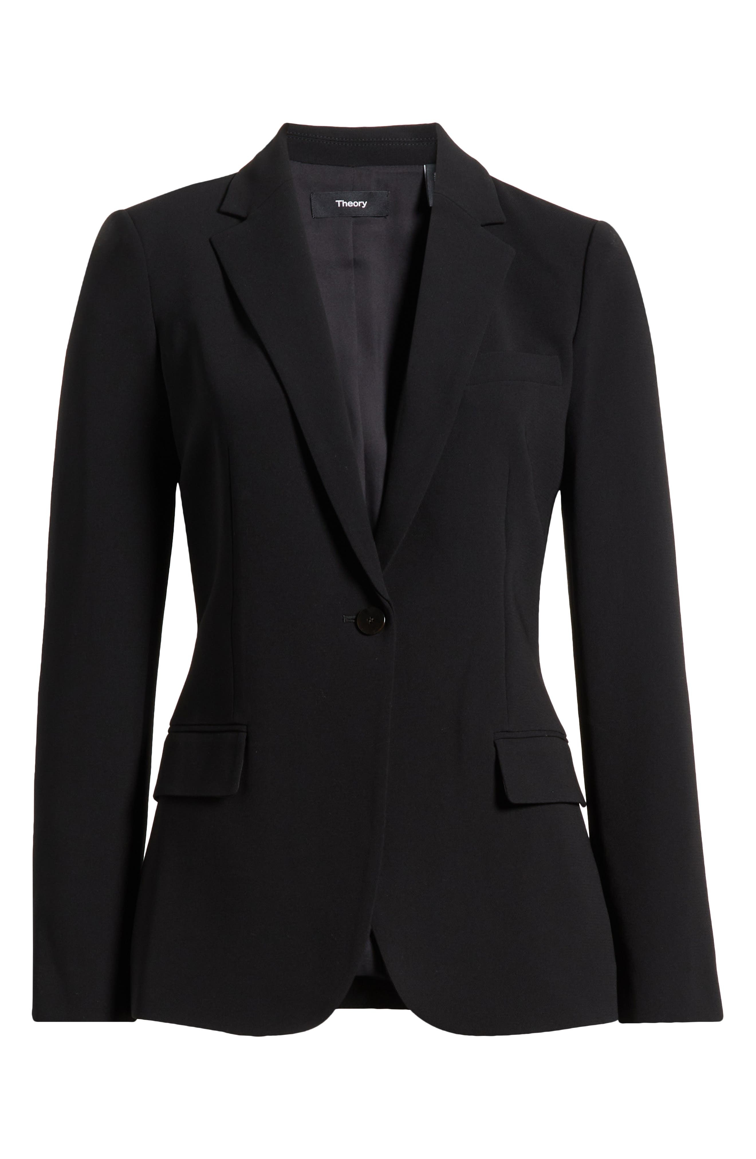 Theory Classic Staple Blazer in Black at Nordstrom - 6
