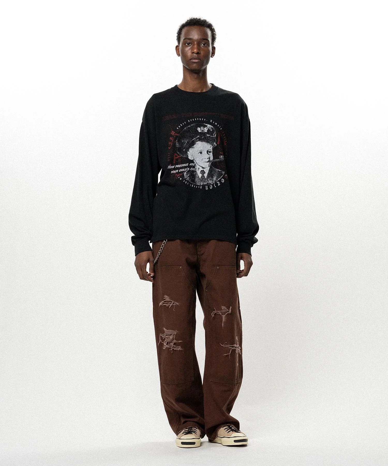 "LEARN THE CORRECT FORM" L/S T-shirt - 1