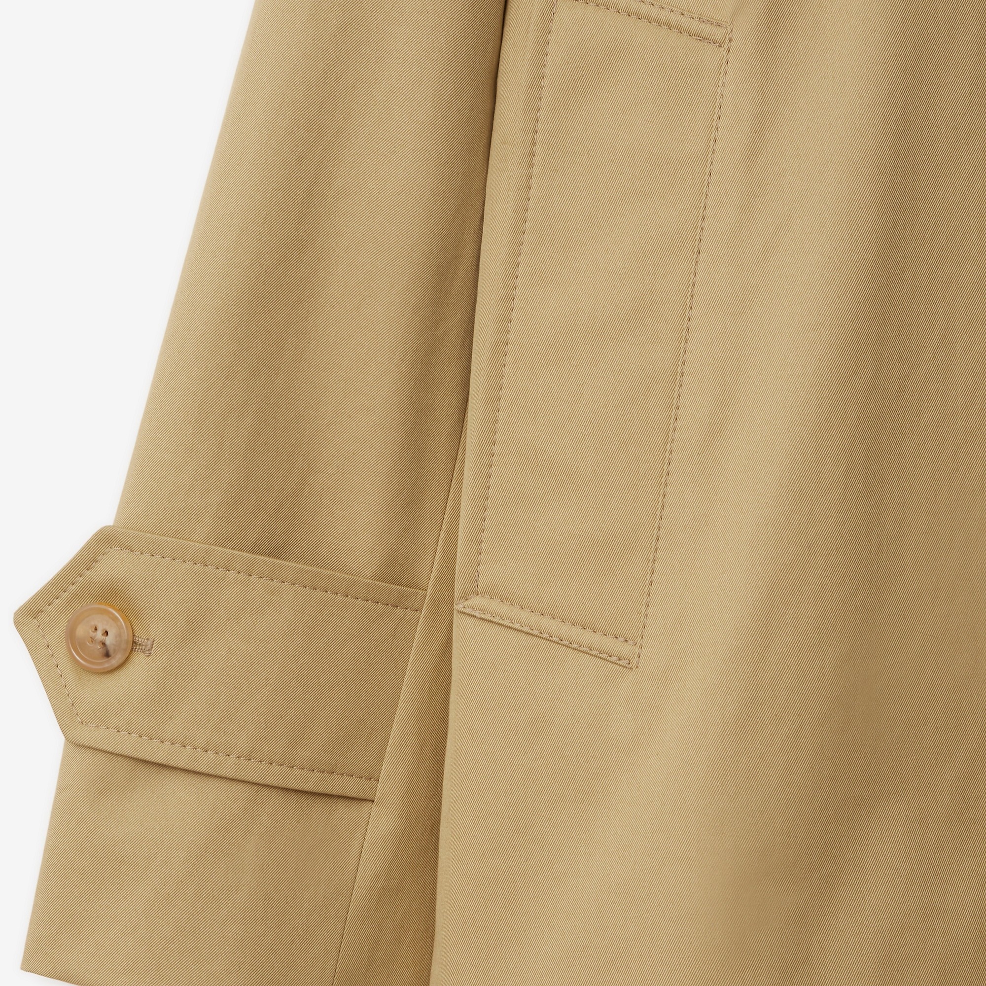 Short Gabardine Car Coat - 6