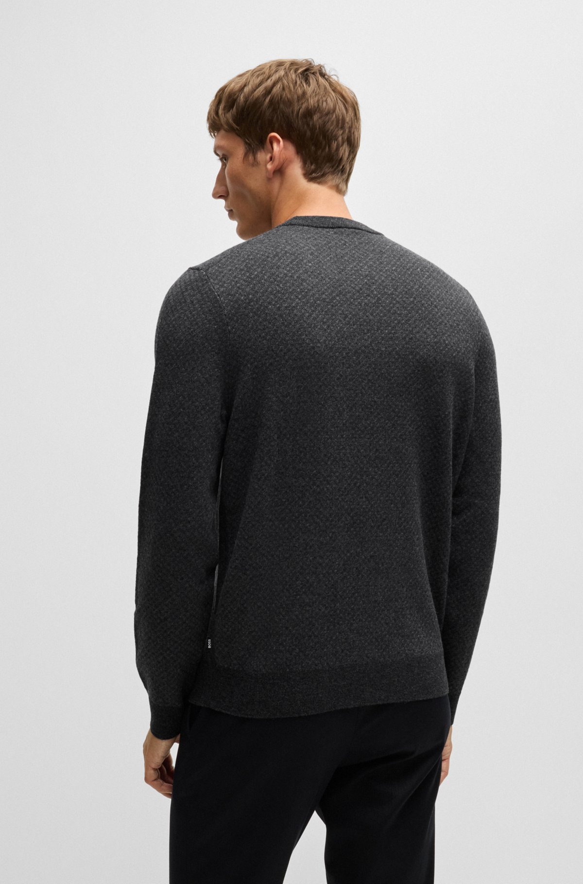 CREW-NECK SWEATER IN WOOL - 5