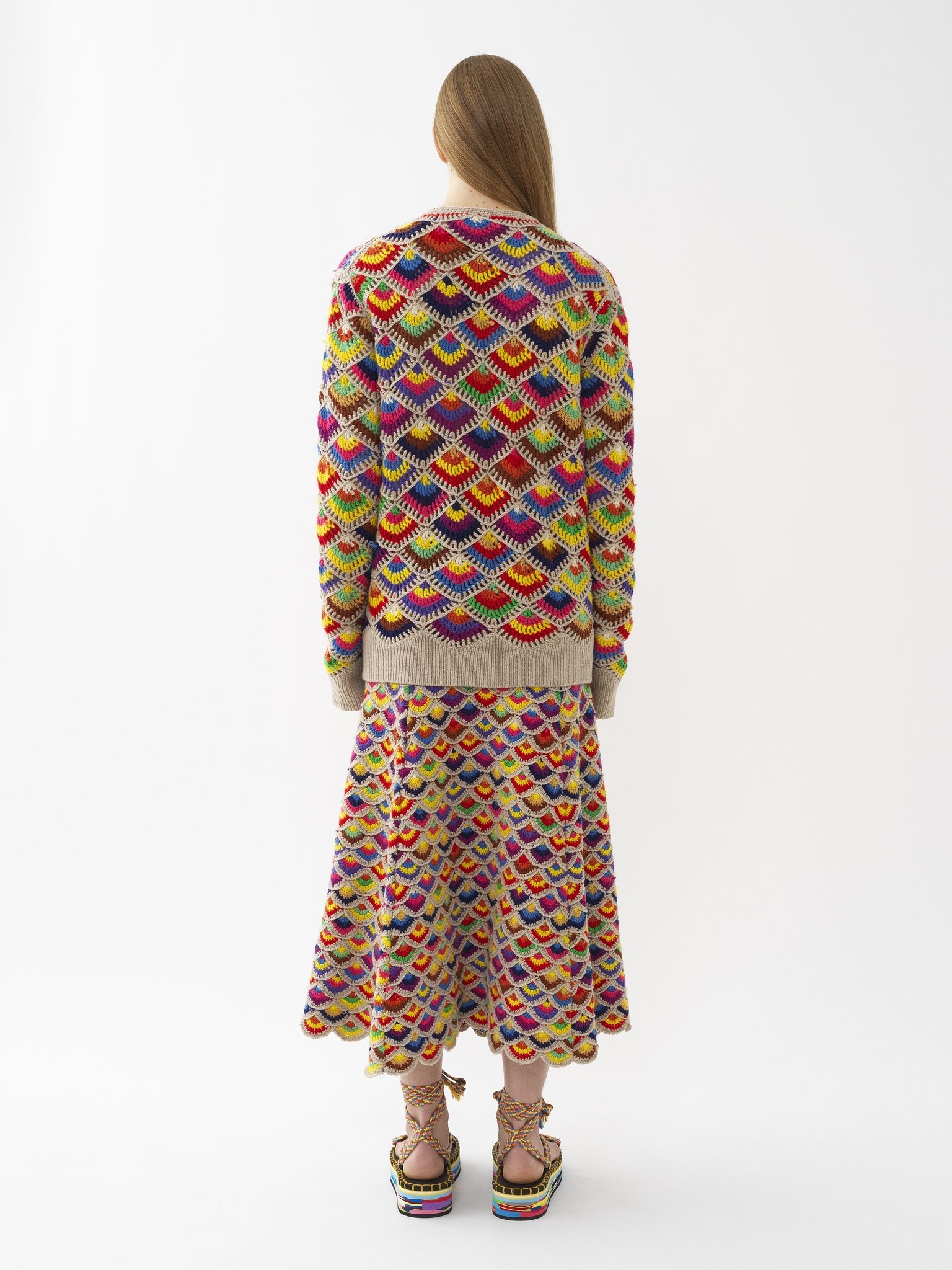 CROCHET MID-LENGTH SKIRT - 3