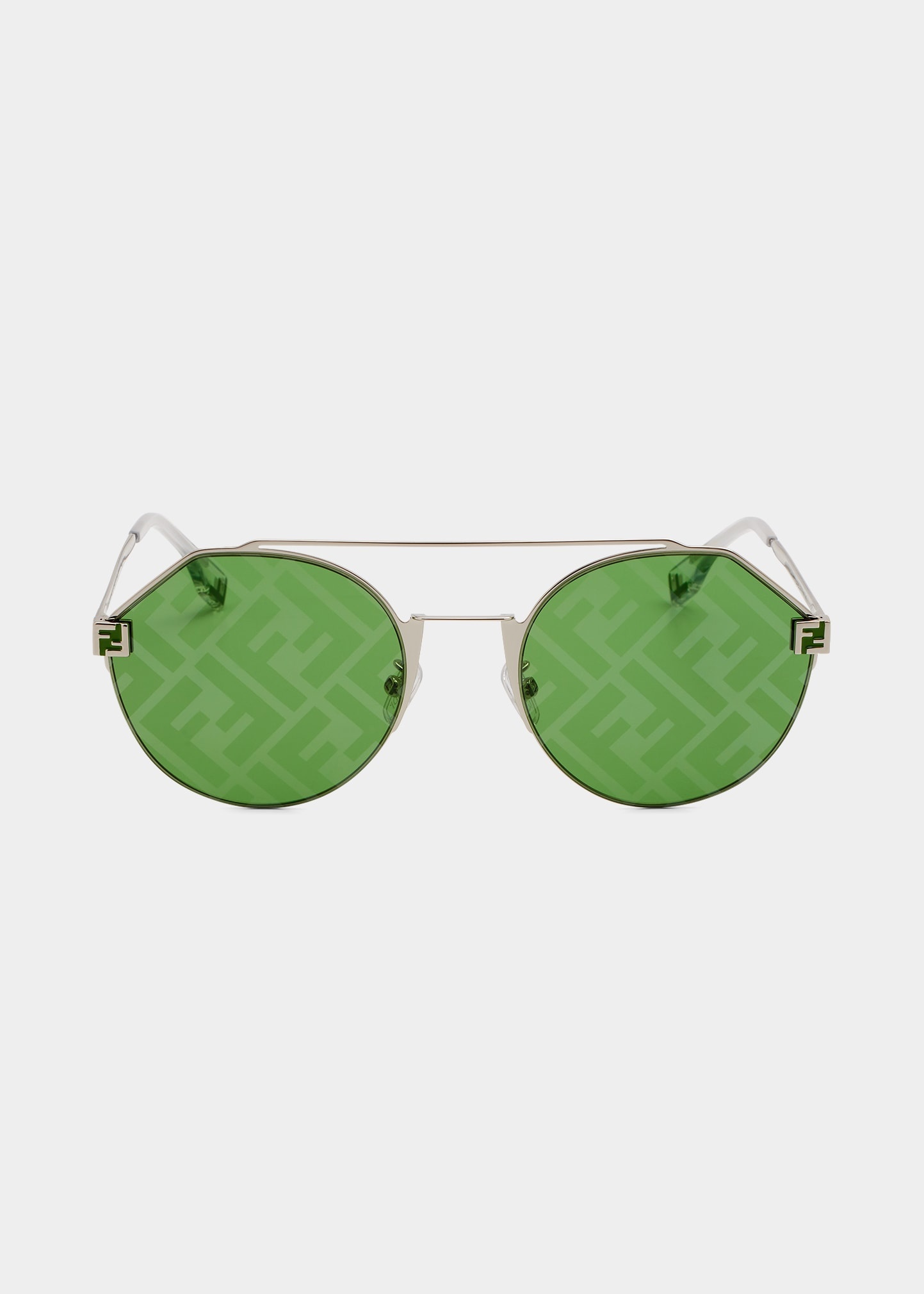 Men's Monogram-Lens Round Sunglasses - 3