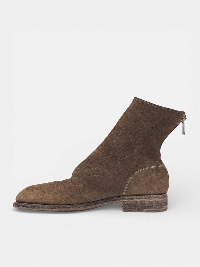 Guidi Reverse Leather Back Zip Boots outlook