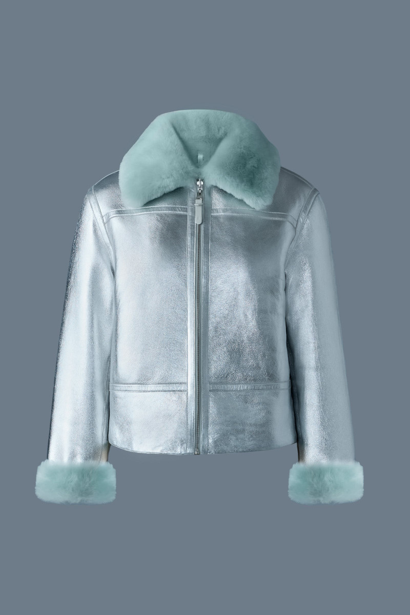 BETTY 2-in-1 reversible leather shearling jacket - 1
