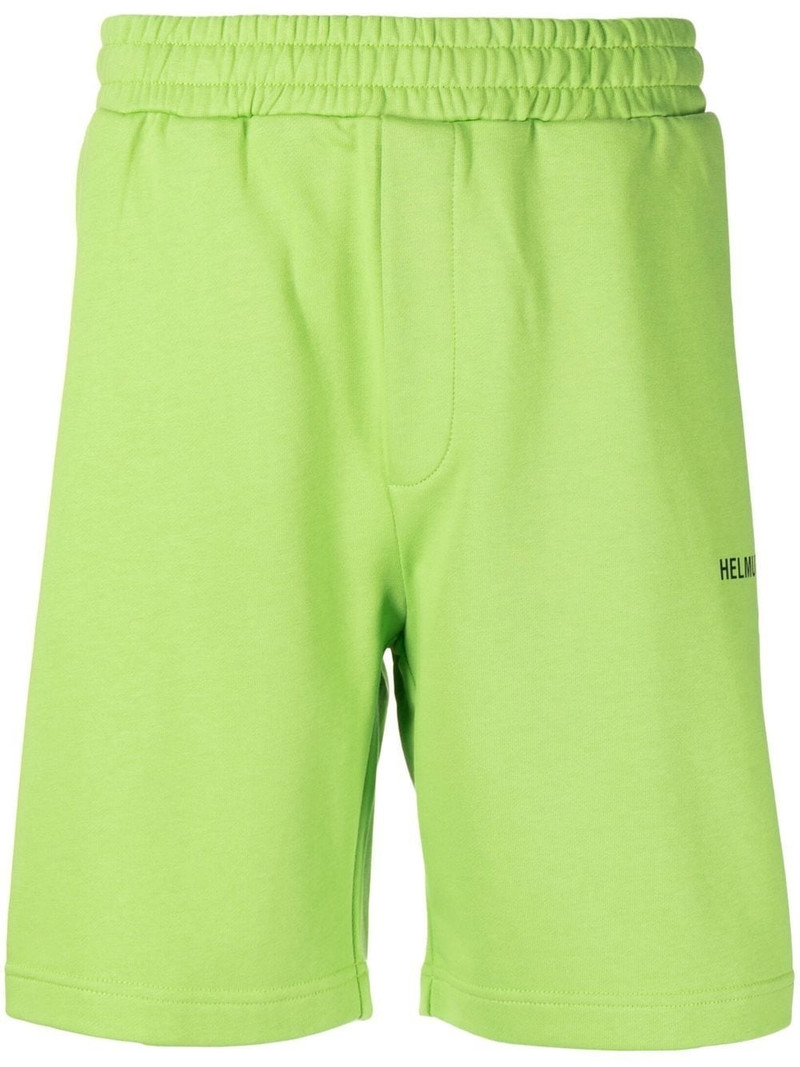 logo-print cotton track shorts 1