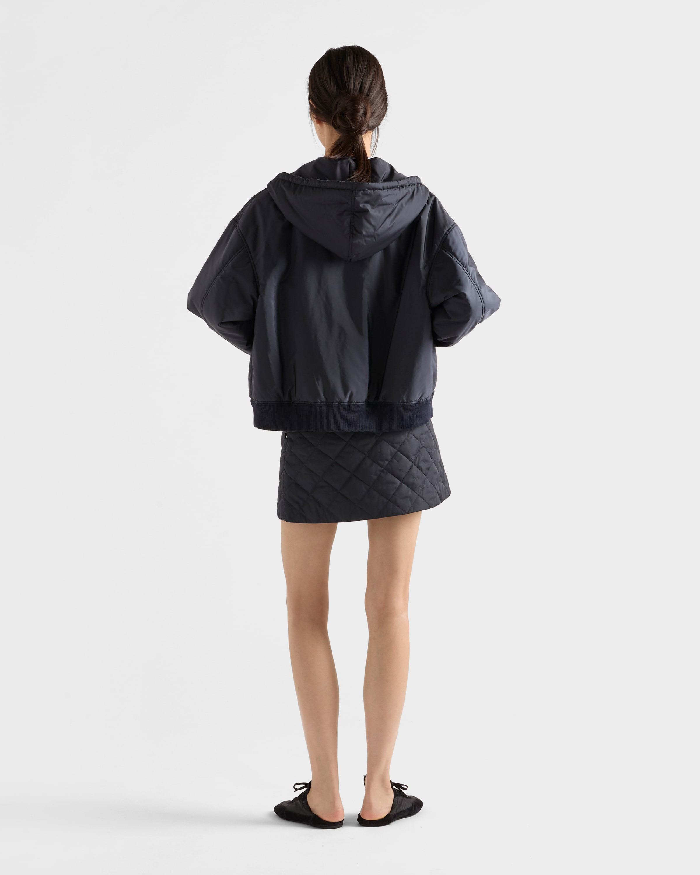 Lightweight, quilted Re-Nylon miniskirt - 5