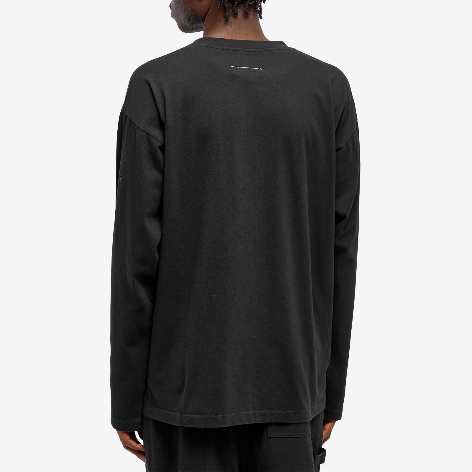 MM6 Maison Margiela Long Sleeve Triple Logo T-Shirt - 3