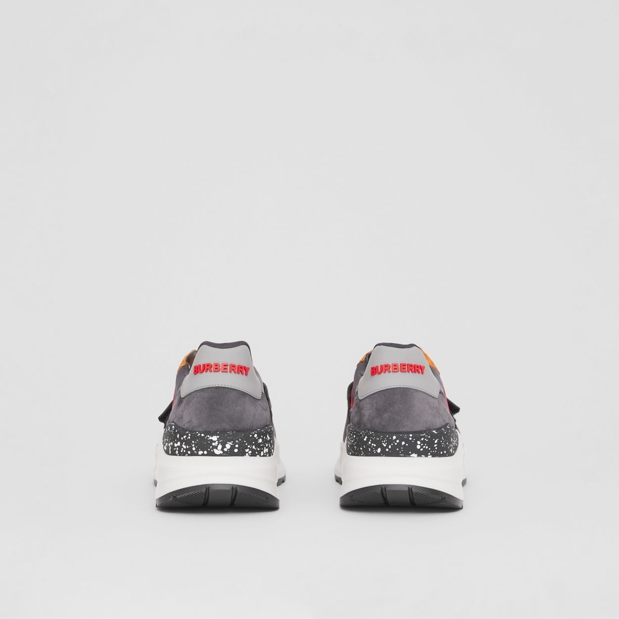 Suede, Leather and Mesh Sneakers - 6