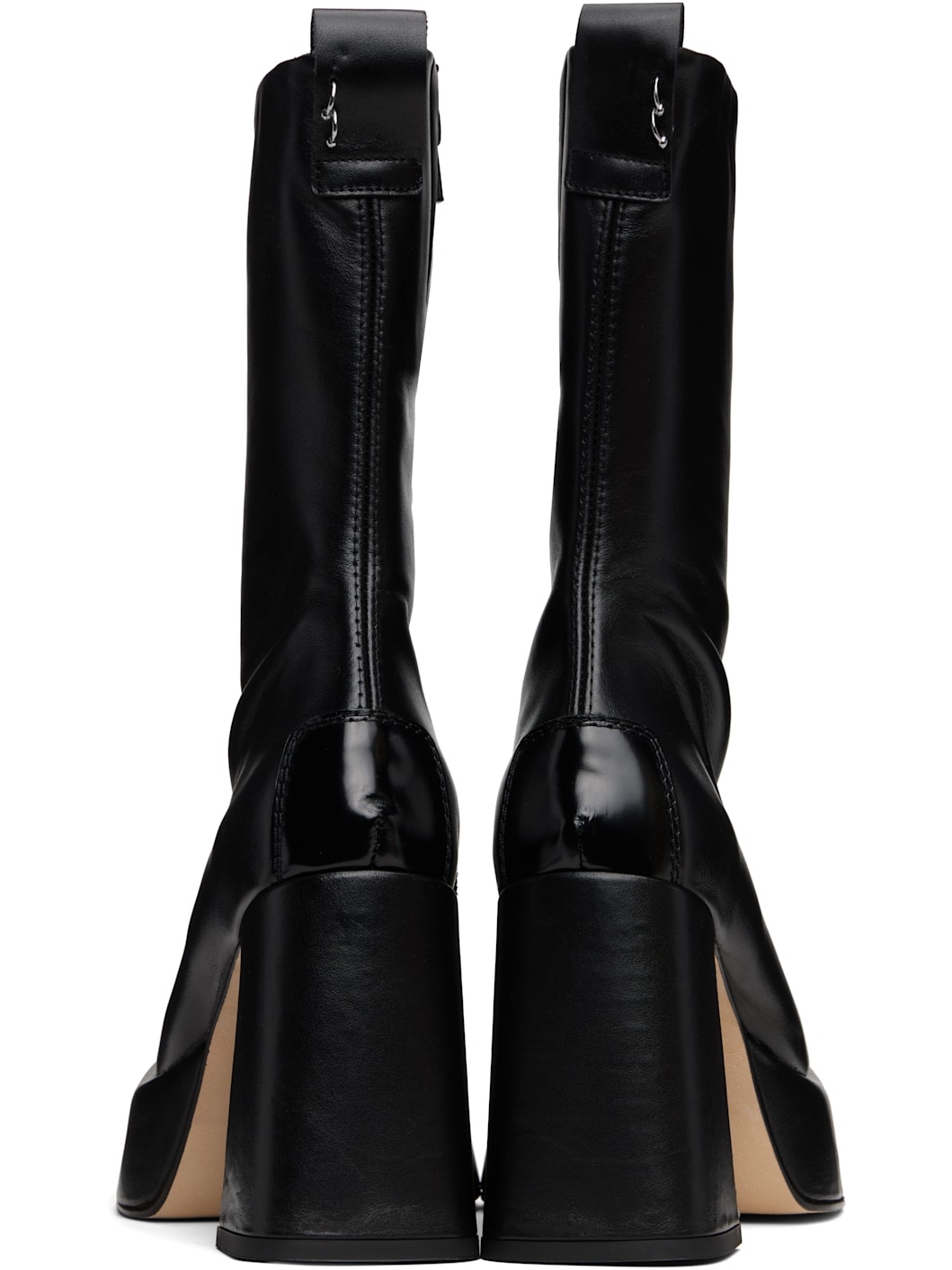 Black Apple Ankle Boots - 2