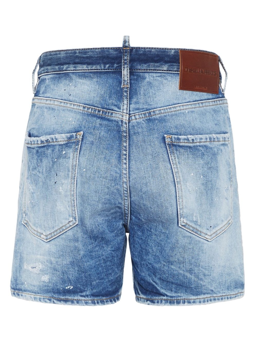 distressed-effect shorts - 2