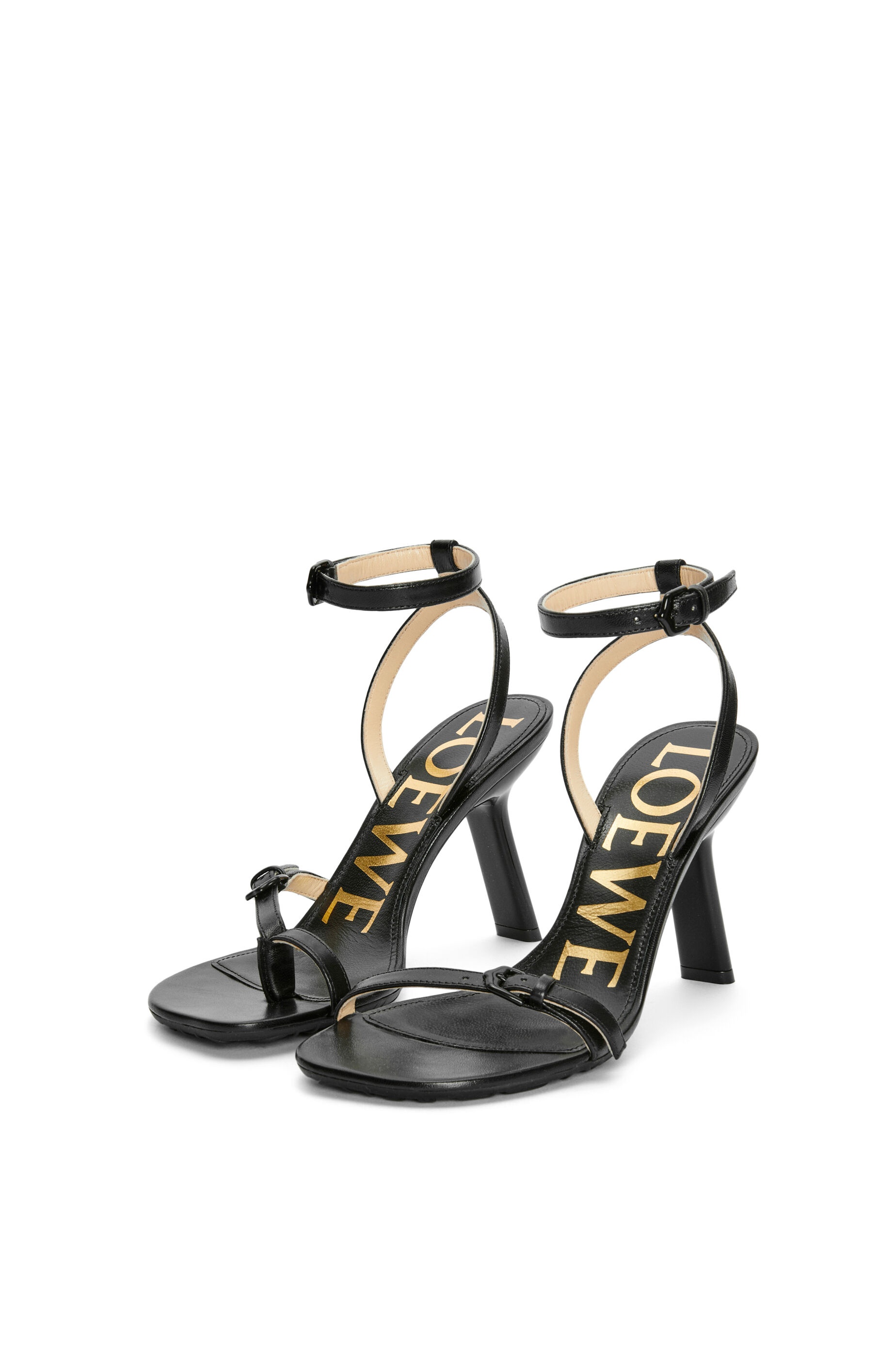 Petal stiletto sandal in lambskin - 2