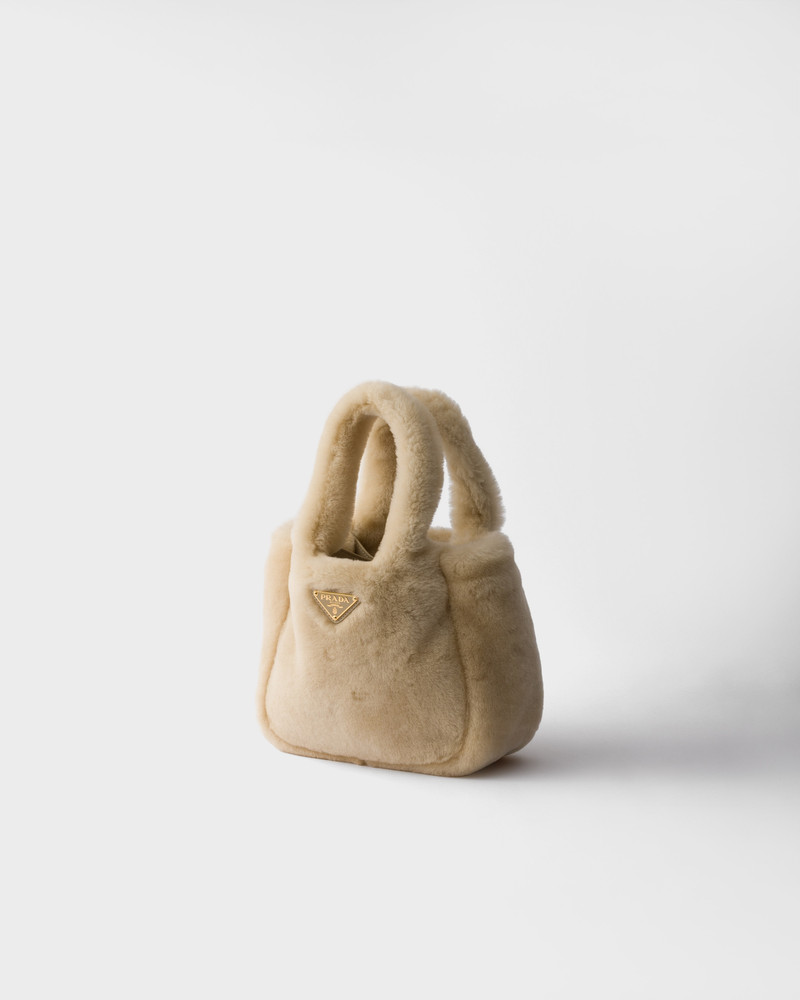 Shearling mini handbag 3